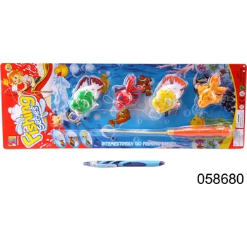 Hračka pro nejmenší RYBOLOV 4 BEREVNÉ RYBY - magnetické