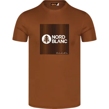 Pánské funkční tričko NORDBLANC TREE NBSMF8026 PUŠTÍKOVA HNĚDÁ M
