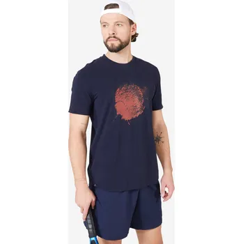 Pánské tričko KUIKMA Pánské tenisové tričko Soft S MODRÁ