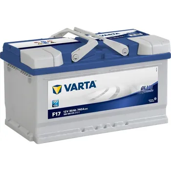 Autobaterie VARTA BLUE Dynamic 80Ah, 12V, F17 - UAMK instalace do vozu
