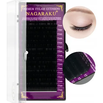 Umělé řasy Řasy NAGARAKU Mink C 0.07 17mm, 16 proužků
