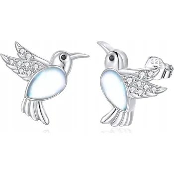 Náušnice MENNICA BYDGOSKA Náušnice Kolibřík , stříbro ryzost 925