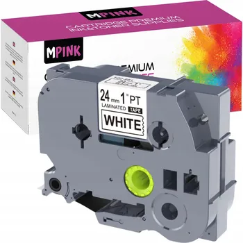 Pásek do tiskárny Páska do Brother TZ-B251 - 24mm ČERNÁ na BÍLÉ Nejvyšší Kvality