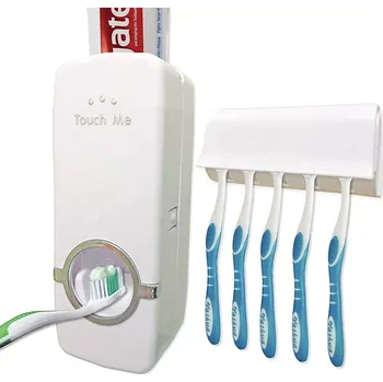 Dávkovač mýdla Bezdotykový dávkovač zubní pasty a držák zubního kartáčku
