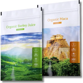 Přírodní produkt Energy Organic Barley juice Powder + Organic Maca