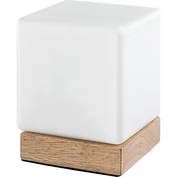 Lampička Rabalux Pirit 76003 stolní lampa 1x1.2 W bílá-dřevo