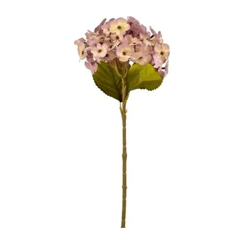 umělá květina Umělá hortenzie růžovo-žlutá 45 cm