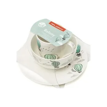 SADA SNÍDAŇOVÉHO PORCELÁNU BALÓNKY