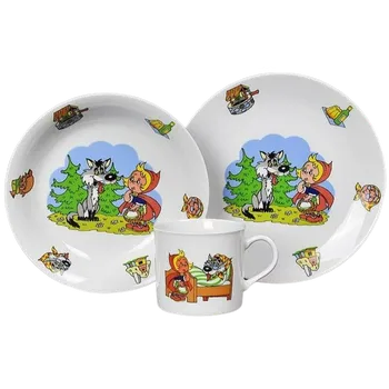 dětská jídelní sada Dětská jídelní souprava český porcelán 3 ks