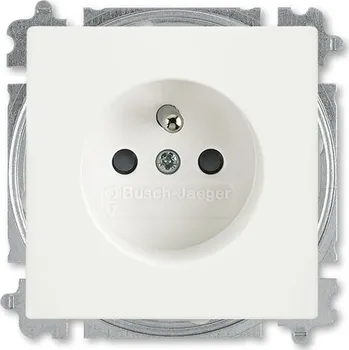 vypínač ABB Elektropraga Jablonec Zásuvka s clonkami mechově bílá 5519B-A02357884
