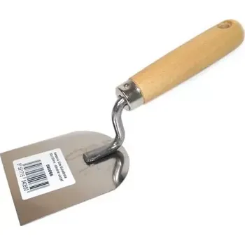 Zednická lžíce Nerezová štukatérská lžíce Magg 080065 - 60x100mm, dřevěná rukojeť, 0.125kg