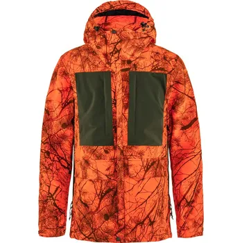 bunda pánská FJÄLLRÄVEN Lappland Hybrid Jacket M Orange Multi Camo-Deep Forest - M