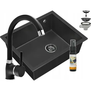 Granitový dřez Jednodřez granitový Granitan černý