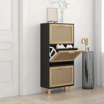 Botník Botník VidaXL 52 x 115 x 25 cm černá