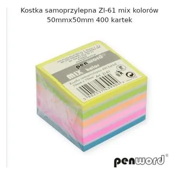 Kostka biurowa mix 50x50mm 400K (pl, 2000, Penword)