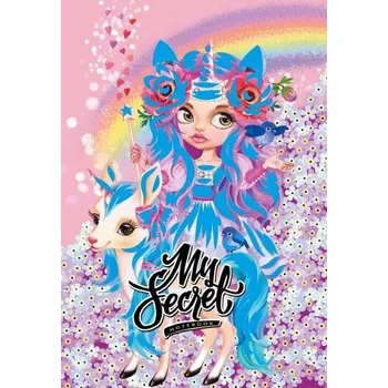 Set školních potřeb Pamiętnik 135x197/48K kratka TW brokat Jednorożce (pl, 2000, Fresh)