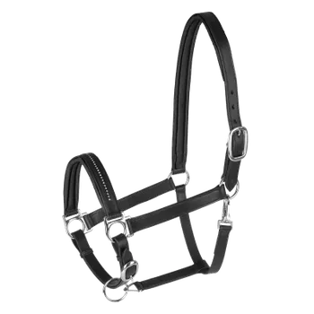 Kožená ohlávka Diamond Star