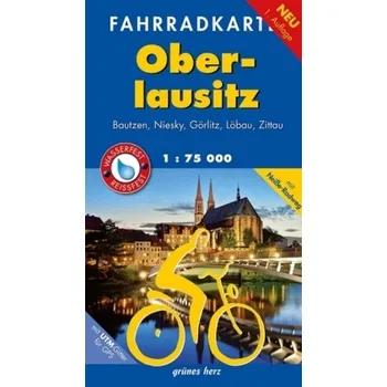 Fahrradkarte Oberlausitz [DE] (2017, Mapový list, Grünes Herz)