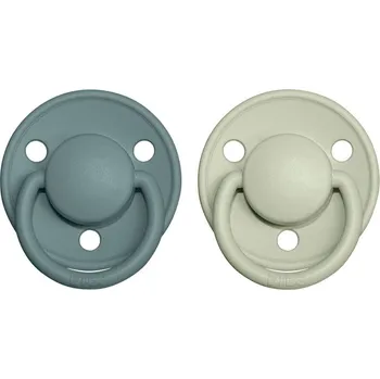 dudlíky BIBS De Lux Dudlíky z přírodního kaučuku vel. 2 Island Sea/Sage