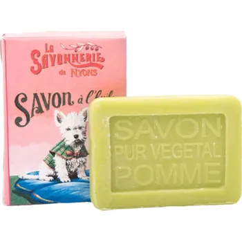 Koupelová kosmetika Mini parfémované mýdlo v krabičce La Savonnerie de Nyons JABLÍČKO 25g