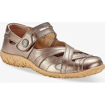 Kožené polobotky bronzová 39