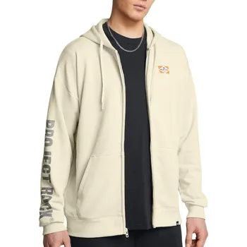 Pánská mikina Mikina s kapucí Under Armour Pjt Rck HWT FZ Tools-BRN 1386898-273 Velikost M