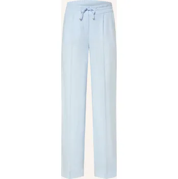 Dámské kalhoty Riani Dámské Marlene Kalhoty Ze Lnu, tmavě modrá, 42