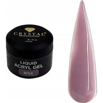 Lak na nehty Liquid Acryl Gel #54 30 ml CRYSTAL PROFESSIONAL Gel pro posílení nehtů