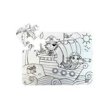 Puzzle Puzzle Wyspa Piratów Funny Mat STRIGO (pl, 2000, Strigo)
