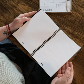 Zápisník Zápisník z vinylových desek - Kytara Zápisník s linkami/ bez linek: S linkami