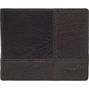 Peněženka Lagen 2108/T pánská kožená peněženka tm.hnědá