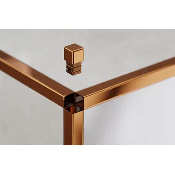 Stavební profil ROHOVÁ SPOJKA PRO PROFILY 12,5 mm MĚDĚNÁ LESKLÁ