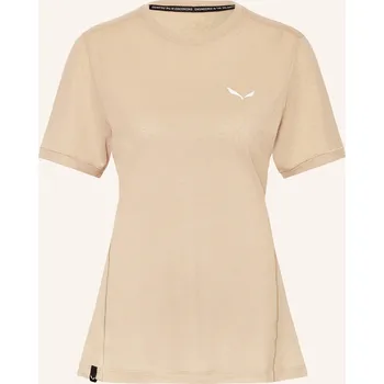 Dámské tričko Salewa Dámské Tričko Puez Dry'ton, světle hnědá, 40