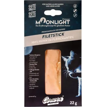 Pamlsek pro kočku MOONLIGHT Dinner Filet z Kuřete - pochoutka pro kočky - 22g