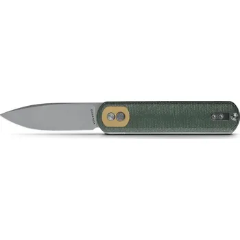 Bojový nůž ArmyČastolovice.cz Nůž zavírací CORGI hladké ostří ZELENÝ + Dárek v hodnotě 50 Kč