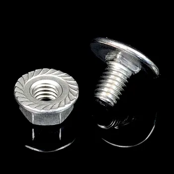 Elektroinstalační materiál KOPOS KOLÍN a.s. ŠROUB S KULATOU HLAVOU A SAMOJISTÍCÍ MATICÍ NIXSM 6X10_IX