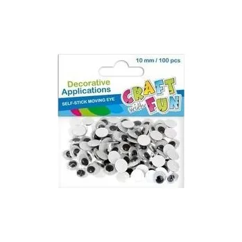 Set školních potřeb Ozdoba dekoracyjna oczy 10mm 100szt.
