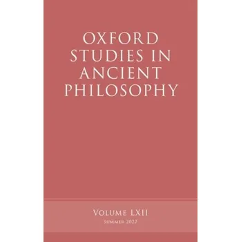 Oxford Studies in Ancient Philosophy, Volume 62