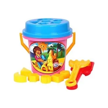 Hra na zahradu Wiaderko do piasku z sorterem i akcesoriami (pl, 2000, Technok)