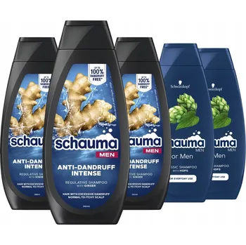 Šampon Schauma Šampon Sada pro Muže Proti Lupům 400ml 5 ks