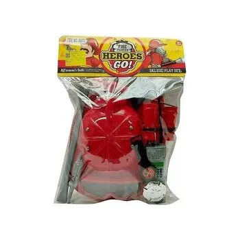 Karnevalový kostým Zestaw strażaka z hełmem i maską