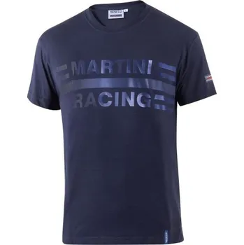 Pánské tričko Sparco Martini Racing Tričko Big Logo Námořní modř XL