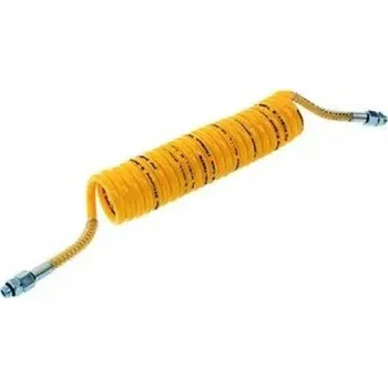 Příslušenství ke kompresoru Spirálová hadice M22 žlutá 5m