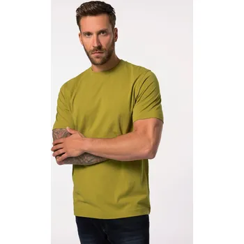 Dámské tričko JP1880, Plus size Tričko, kolekce Basic, česaná bavlna, kulatý výstřih, do 8 XL pro plnoštíhlé nadměrná velikost, 702558634-1452, hnědý, 3XL, Plus size oblečení, Oblečení pro vysoké muže, Nadměrné velikosti, Oblečení pro plnoštíhlé.