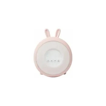 Svítilna Rabbit & Friends Dětská lampička s budíkem | růžová