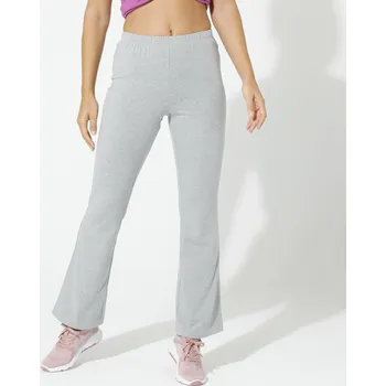 Dámské legíny Bootcut legíny šedý melír 54