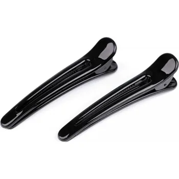 Spona do vlasů se zoubky černá 2ks