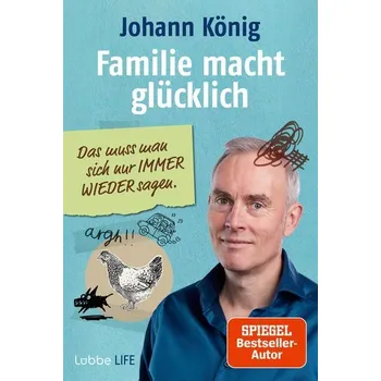 Komiks pro dospělé Familie macht glücklich - König, Johann [DE] (2023, Brožovaná, Lübbelife)