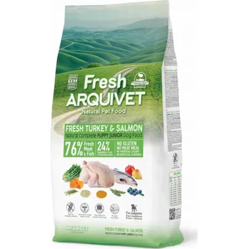 Krmivo pro psa ARQUIVET Fresh Puppy Krůtí a Losos - polo-mokré krmivo pro psy - 10kg