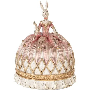 Clayre & Eef - Dekorativní figurka králičí dámy 6PR5504